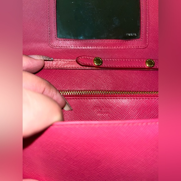 Authentic Prada Saffiano Wallet/Crossbody purse. - Picture 6 of 11